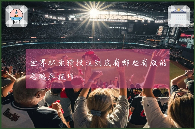世界杯竞猜投注到底有哪些有效的思路和技巧