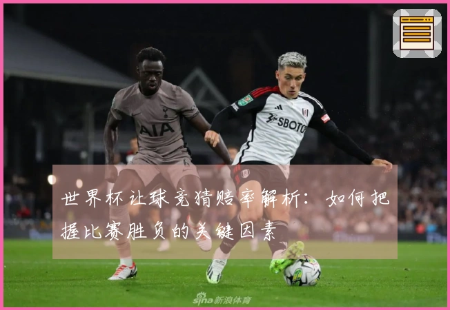 世界杯让球竞猜赔率解析：如何把握比赛胜负的关键因素